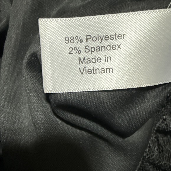 Women's Lane Bryant 18/20 Black Lace Dress Sheer Sleeves Romantic Boho Gothic - Picture 7 of 8